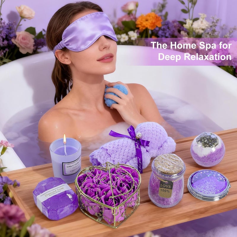 Kiddelo Advent Calendar for Women 2025 Christmas Adult, Countdown Calendar Spa Gifts Basket Set Bath Lavender Gift for Mom, Wife, Girlfriend, Sister, Her, Christmas Beauty Self Care Set with Mugs - Image 3